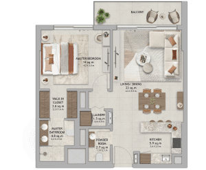 1 bedroom